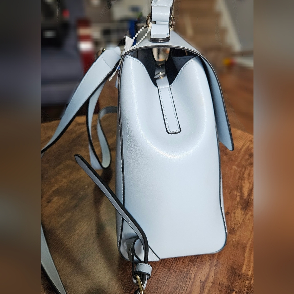 Zara Basic Collection Light Blue Backpack - Loose… - image 2